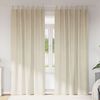 vidaXL Tende oscuranti 2 pcs Crema 140 x 245 cm Velluto