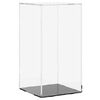vidaXL Scatola espositiva trasparente 20x20x38 cm in acrilico
