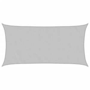 vidaXL Vela Parasole Grigio Chiaro 2x3,5 m 100% Poliestere Oxford
