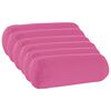 vidaXL Federa 6 pcs HEERLEN Rosa &Oslash; 15 x 40 cm Poliestere