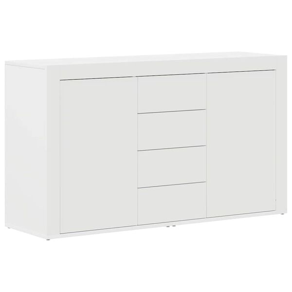 vidaXL Credenza con cassetto Bianco 120 x 36 x 69 cm Legno multistrato