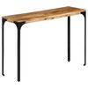 vidaXL Tavolo Consolle Marrone 110x35x76 cm Massello Mango e Ferro