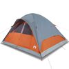 vidaXL Tenda Familiare a Cupola 6 Persone Arancione Impermeabile