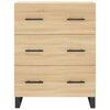 vidaXL Credenza Rovere Sonoma 69,5x34x180 cm in Legno Multistrato