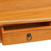 vidaXL Tavolo consolle con cassetto Naturale 115 x 32 x 76 cm