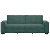 vidaXL Divano a 3 Posti Verde Scuro 220x78x84 cm in Velluto