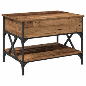 vidaXL Tavolino da salotto Legno vecchio 70x50x50cm