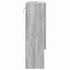 vidaXL Mobiletto per specchio con porta Grigio Sonoma 59 x 17 x 55 cm