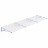 vidaXL Tettoia per Porta Grigio e Trasparente 297,5x90cm Policarbonato