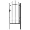 vidaXL Cancello da giardino WOERDEN 200 x 100 cm Acciaio Bloccabile
