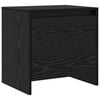 vidaXL Armadio da Notte Rovere Nero 45 x 34 x 44,5 cm
