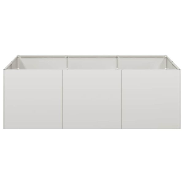 vidaXL Fioriera 120x80x40 cm in Acciaio Inox