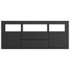 vidaXL Mobile Porta TV Nero 120x30x50 cm in Legno Multistrato