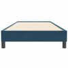 vidaXL Letto a Molle senza Materasso Blu Scuro 80x220 cm Velluto