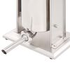 vidaXL Insaccatrice Manuale Argento 10 L in Acciaio Inossidabile