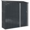 vidaXL Casette da giardino Antracite 203,5 x 73 x 200 cm Metallo