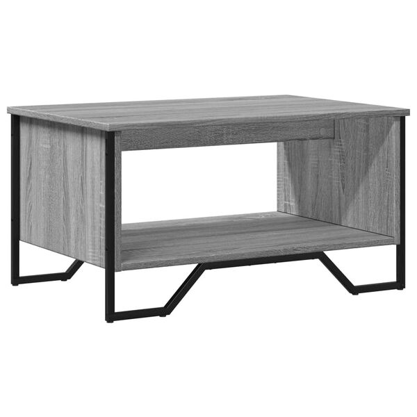 vidaXL Tavolino da Salotto Grigio Sonoma 75x51x40 cm Legno Multistrato