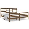 vidaXL Giroletto senza Materaso Ambra in Legno Massello 200x200 cm