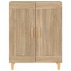 vidaXL Credenza Rovere Sonoma 69,5x34x90 cm in Legno Multistrato