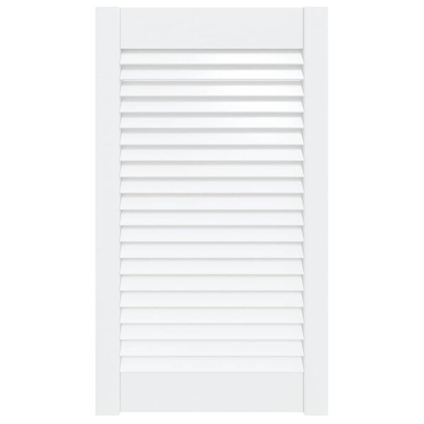 vidaXL Anta con Design a Lamelle Bianca 69x39,4 cm in Legno di Pino