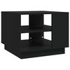 vidaXL Tavolino da Salotto Nero 55x55x43 cm in Truciolato
