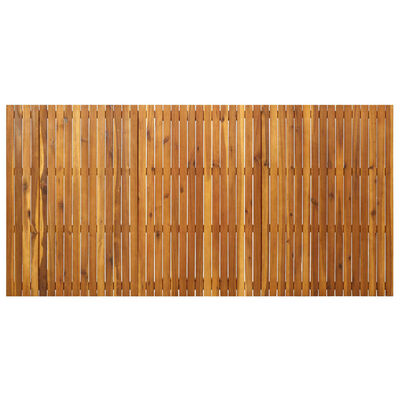 vidaXL Tavolo da Giardino 201,5x100x75 cm in Legno Massello di Acacia