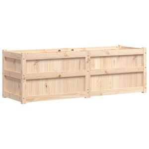 vidaXL Fioriera da Giardino 150x50x50 cm in Legno Massello di Pino