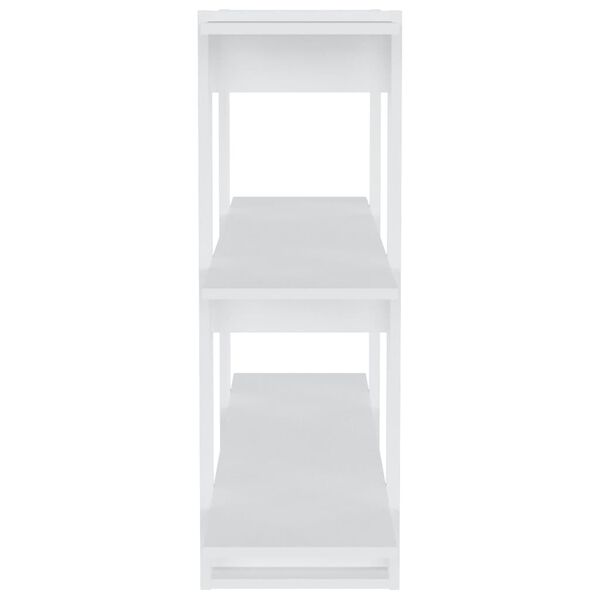 vidaXL Libreria/Divisorio Bianco 100x30x87 cm