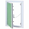 vidaXL Pannello di Accesso Verde e Argento 25 x 35 cm