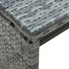 vidaXL Tavolino da Caff&egrave; Antracite 70x40x38 cm in Polyrattan