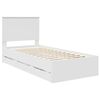 vidaXL Struttura del letto Bianco 90 x 200 cm Legno Ingegnerizzato