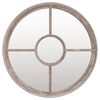 vidaXL Specchio Sabbia 60x4 cm Ferro Rotondo per Uso Interno