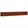 vidaXL Fioriera Rialzata da Giardino 360x40x40 cm in Acciaio Corten