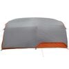 vidaXL Tenda tunnel Grigio e arancione 410 x 285 x 198 cm taffet&agrave;