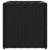 vidaXL Fioriere da Giardino 2 pz Nere 36x30x32 cm in Polyrattan