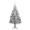vidaXL Albero di Natale artificiale con 300 LED Bianco 180 cm
