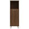 vidaXL Armadietto Bagno Rovere Marrone 30x30x95cm in Legno Multistrato