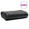 vidaXL Telone Antracite 6x8 m 650 g/m²