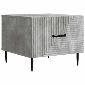 vidaXL Tavolino da salotto con cassetto Grigio Cemento 49 x 50 x 40 cm