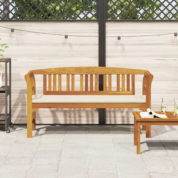 vidaXL Panchina Rosa Naturale 157 x 46 x 82,5 cm