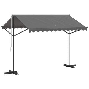 vidaXL Tenda autoportante Grigio 3 x 3 m Poliestere
