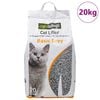 vidaXL Lettiera per Gatti con Profumatore di Borotalco Bentonite 20L