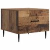 vidaXL Tavolino da salotto con cassetto Legno antico 49 x 50 x 40 cm