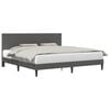 vidaXL Struttura del letto Grigio Scuro 180 x 200 cm Tessuto in Cords