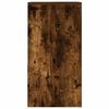vidaXL Comodino con Cassetto Rovere Fumo 35x34x66,5 cm