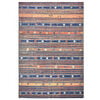 vidaXL Tappeto Blu e Arancione 160x230 cm in PP