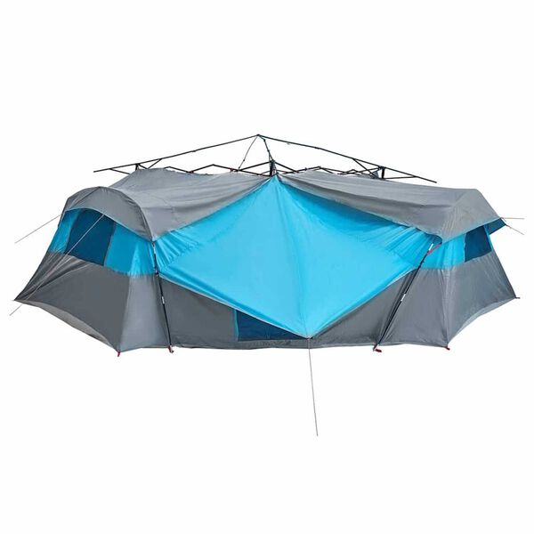 vidaXL Tenda interna con tetto Blu 520 x 520 x 190 cm taffetà