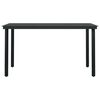 vidaXL Set da Pranzo da Giardino 7 pz con Cuscini Nero