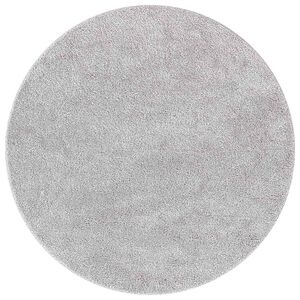 vidaXL Tappeto Shaggy Antiscivolo Grigio 90 x 90 cm PP