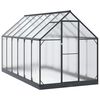 vidaXL Serra da Giardino con porta Antracite 183,5 x 363,5 x 207 cm